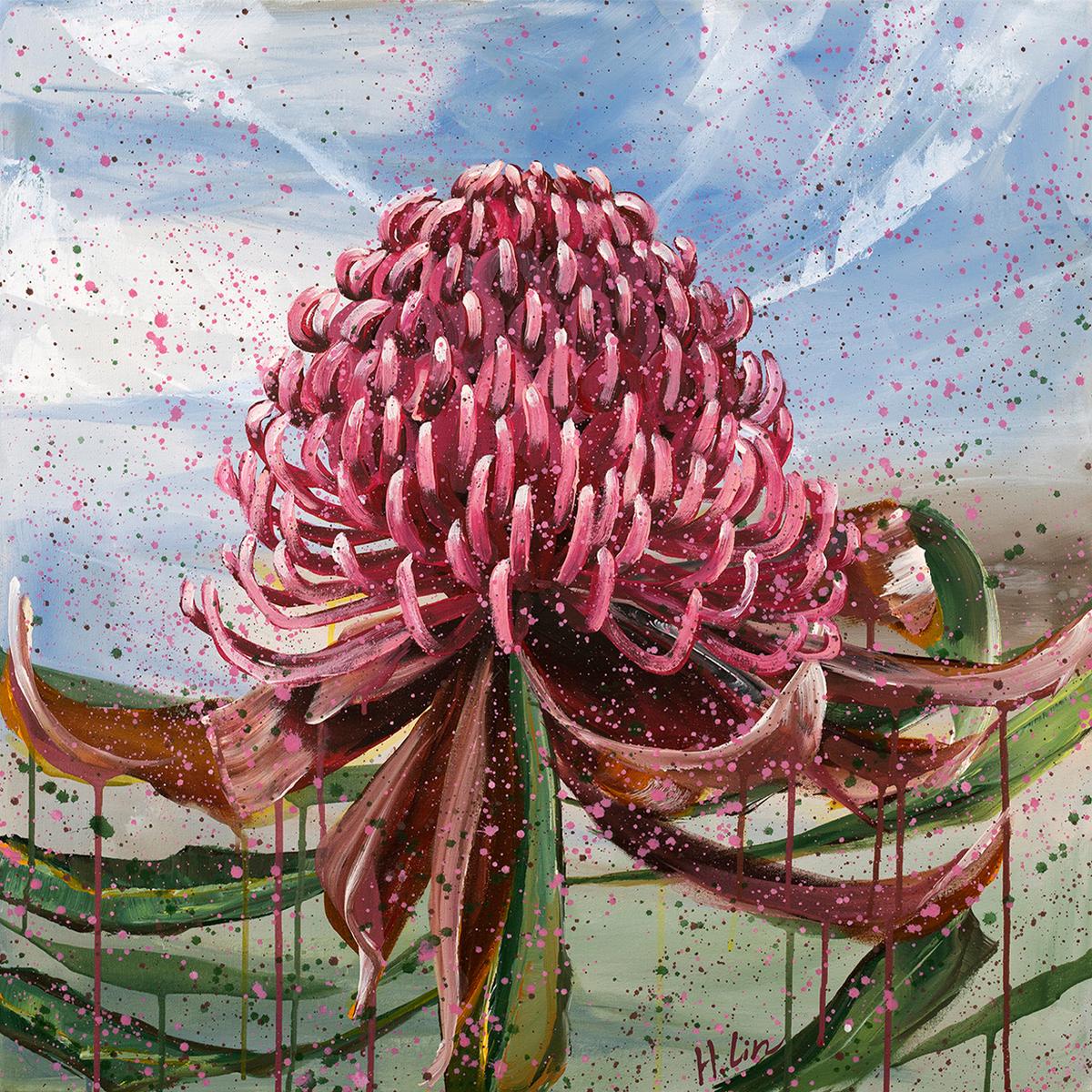 Bright Red Waratah
