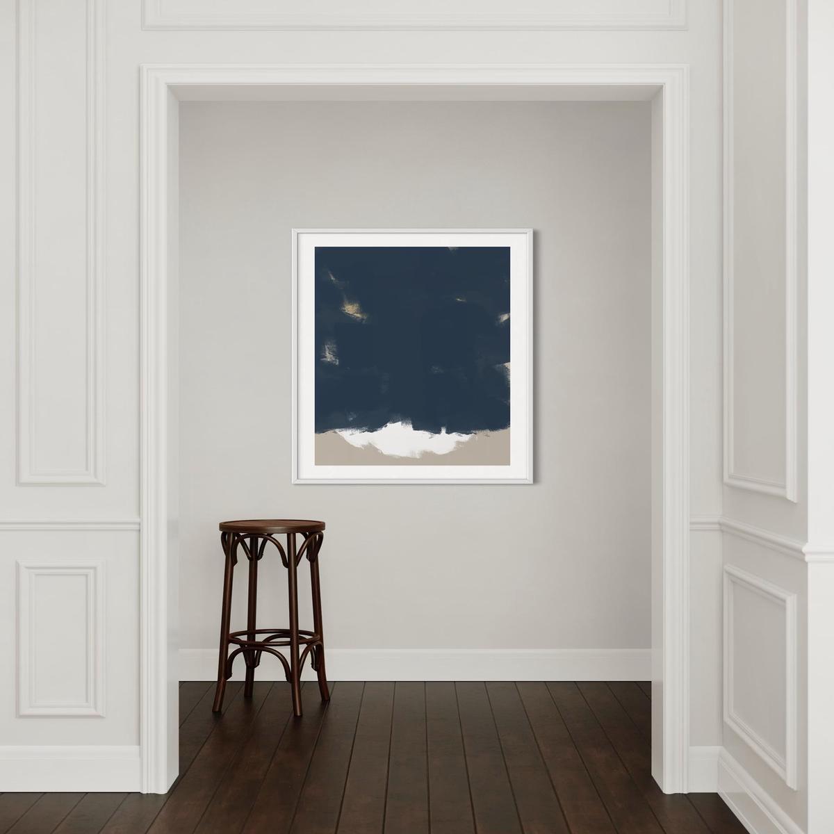Brushed Navy Art Print