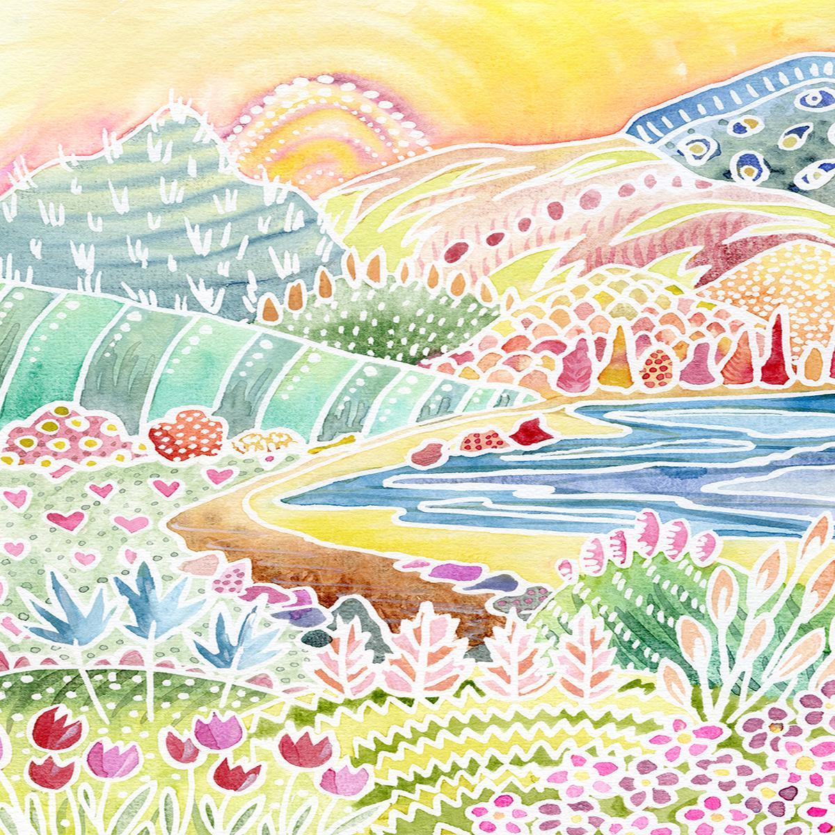 Colourful Landscape, Style A