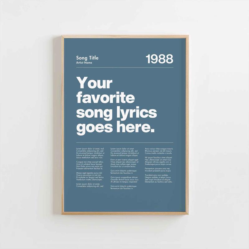 CUSTOM SONG SLATE BLUE