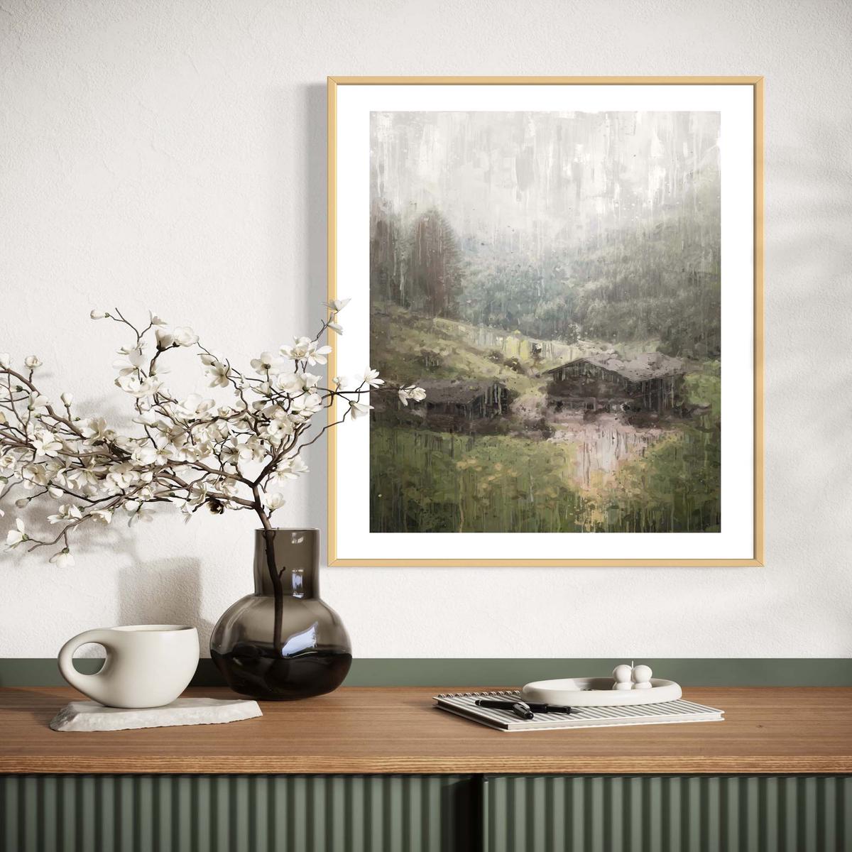 House On The Hill Art Print