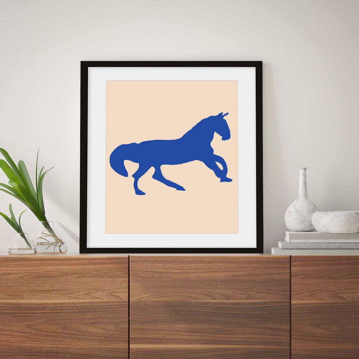 Matisse Blue Horse Art Print