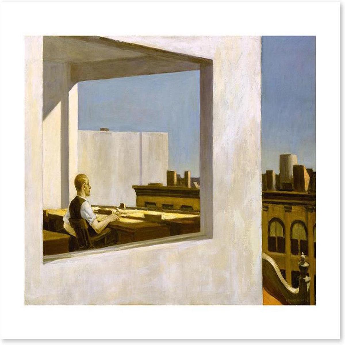 Office In A Small City, By Edward Hopper