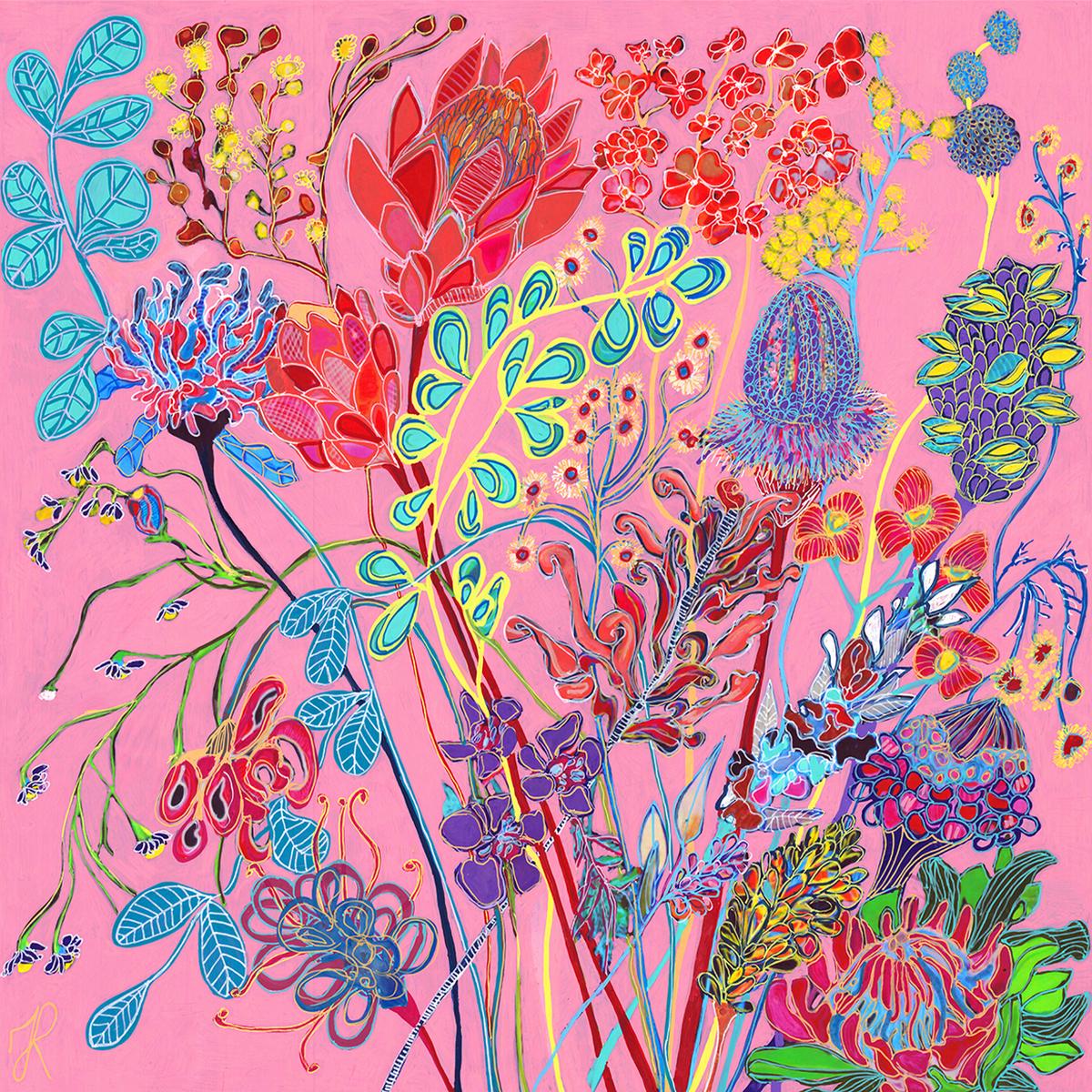 Pink Candy Flowers