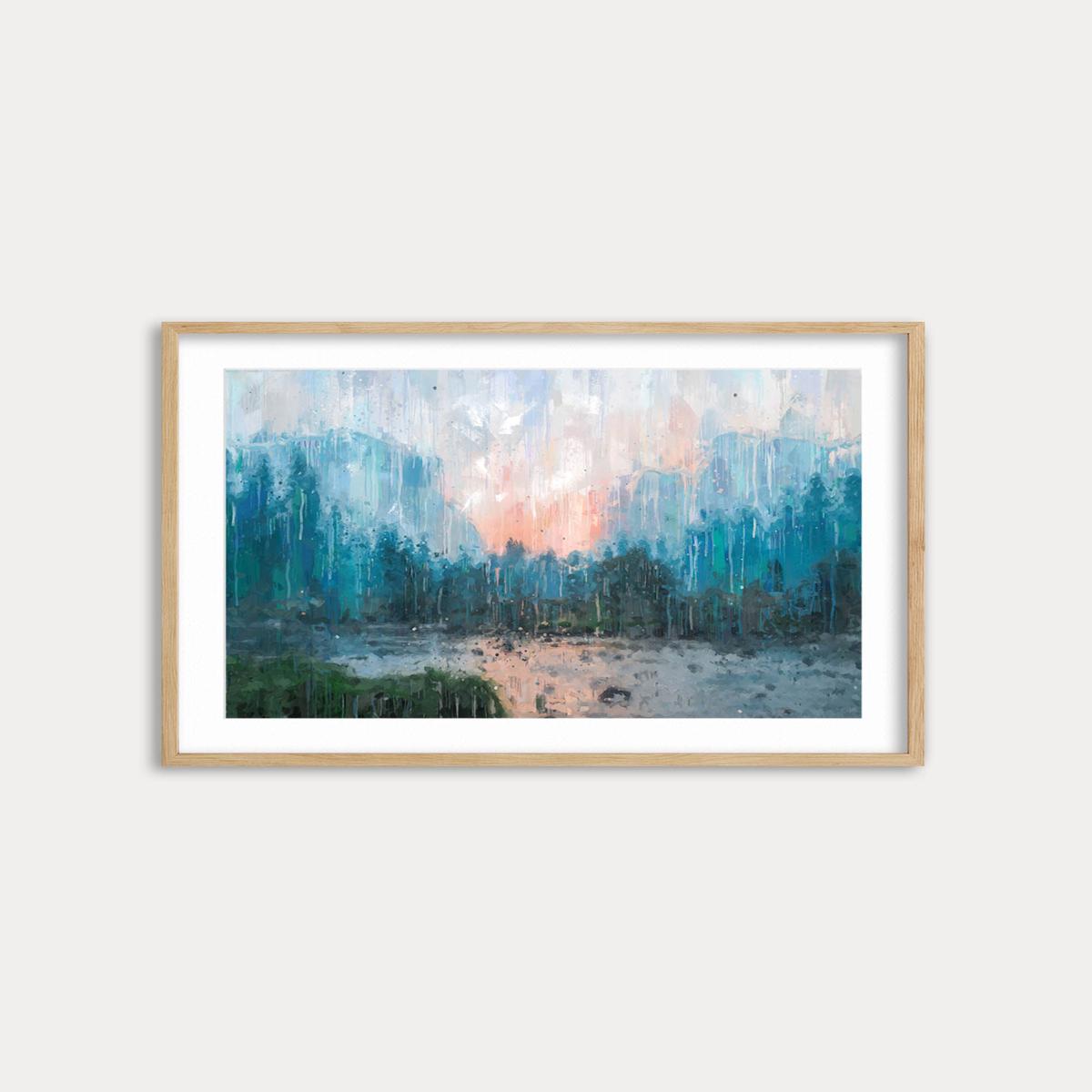 Sunset Landscape Art Print