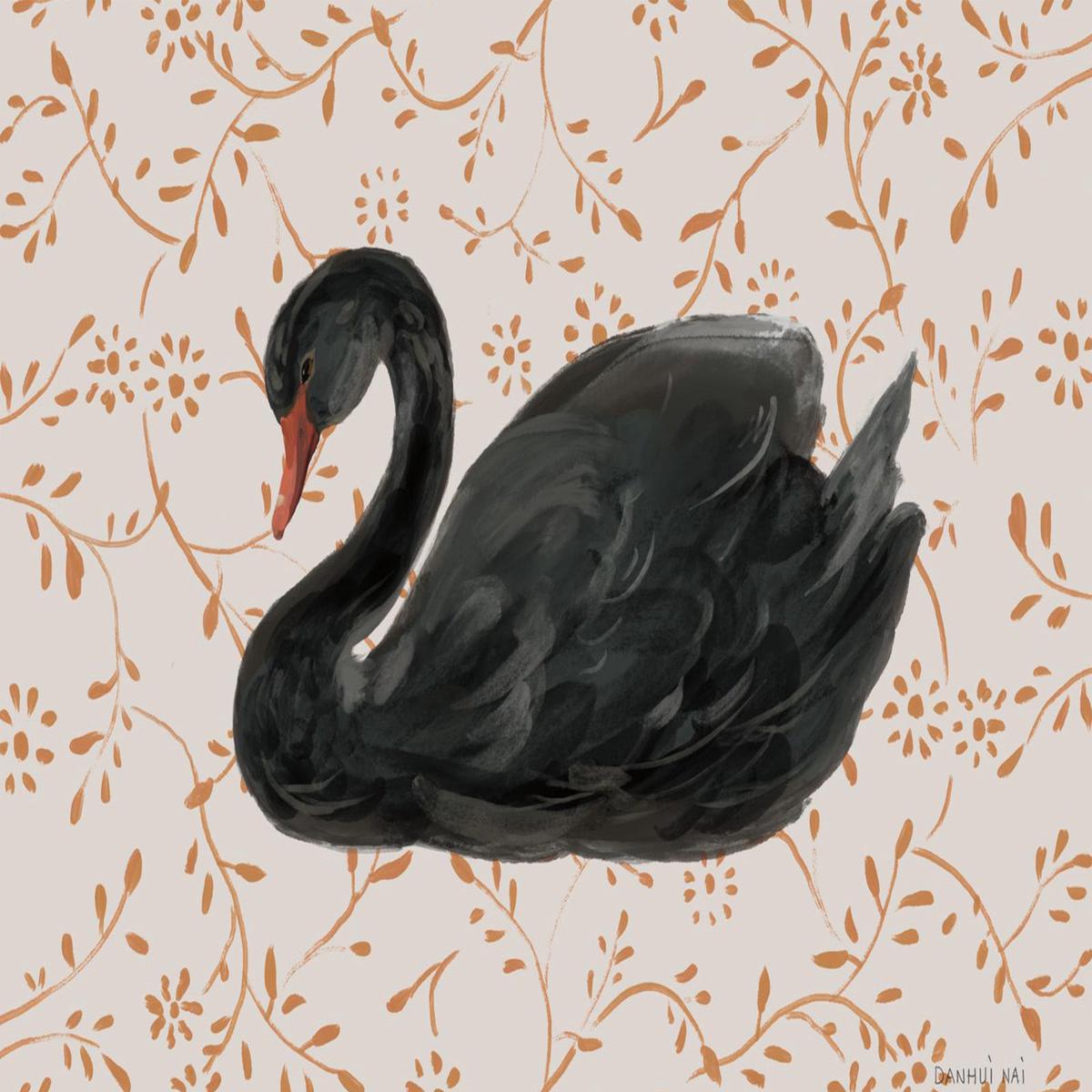 Swan Pair Black