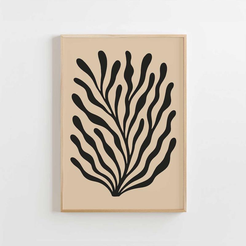 Waves of Wild - Abstract Botanical Movement Print
