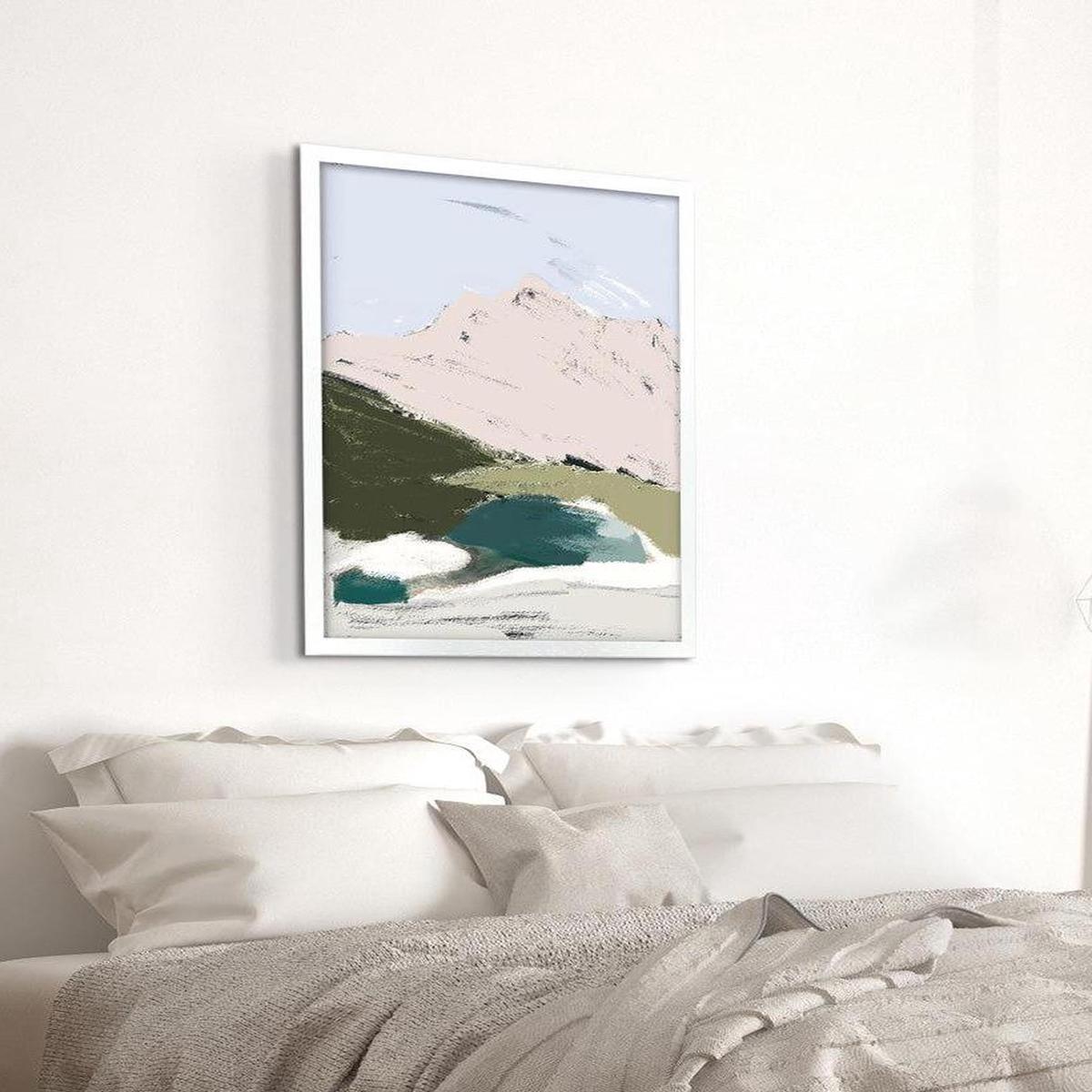 Abstract Valley Art Print