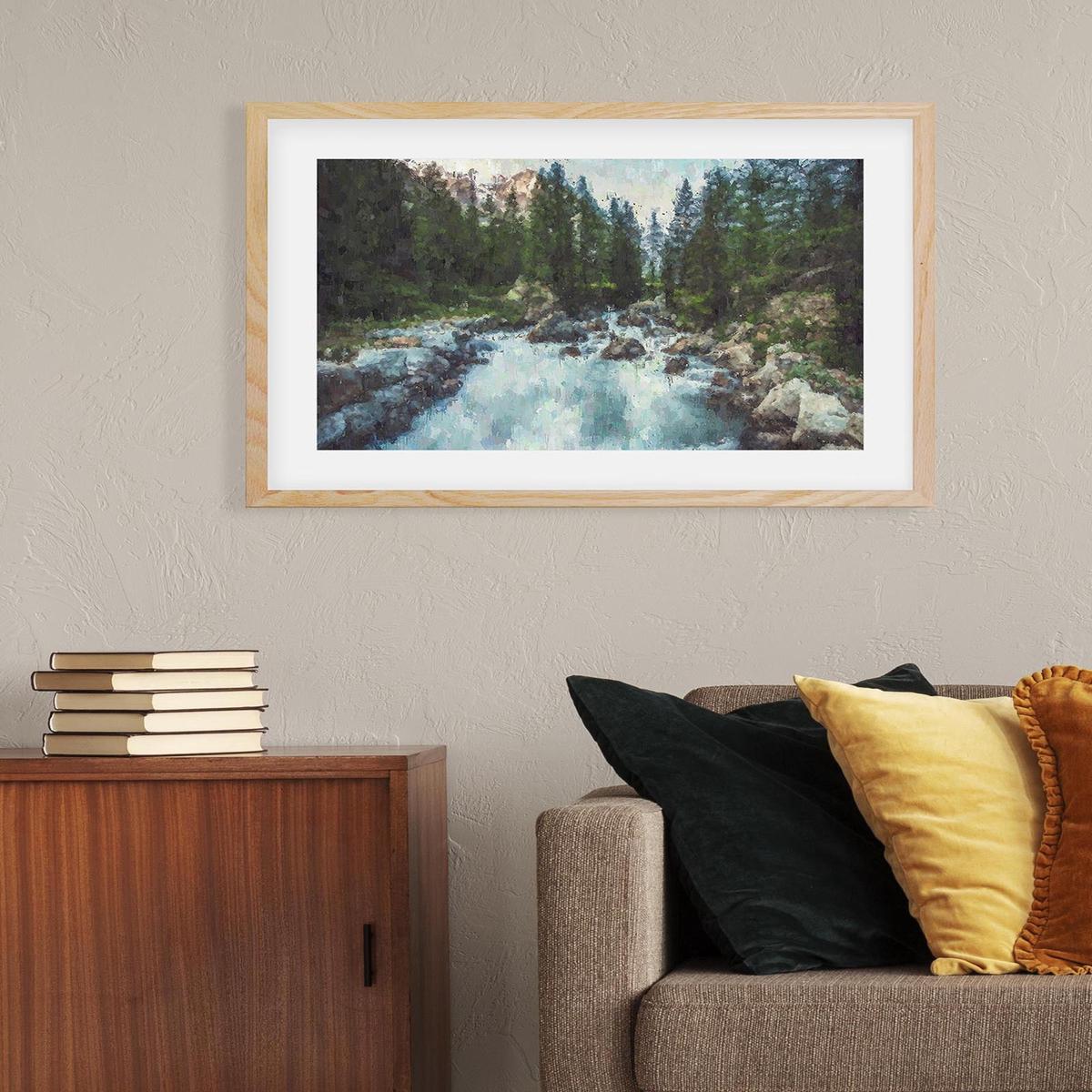 Waterfall In The Forest Art Print