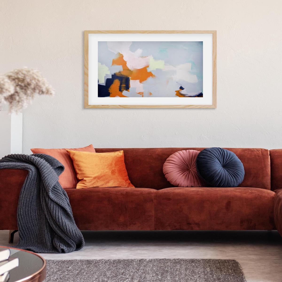 Abstract Clouds Art Print