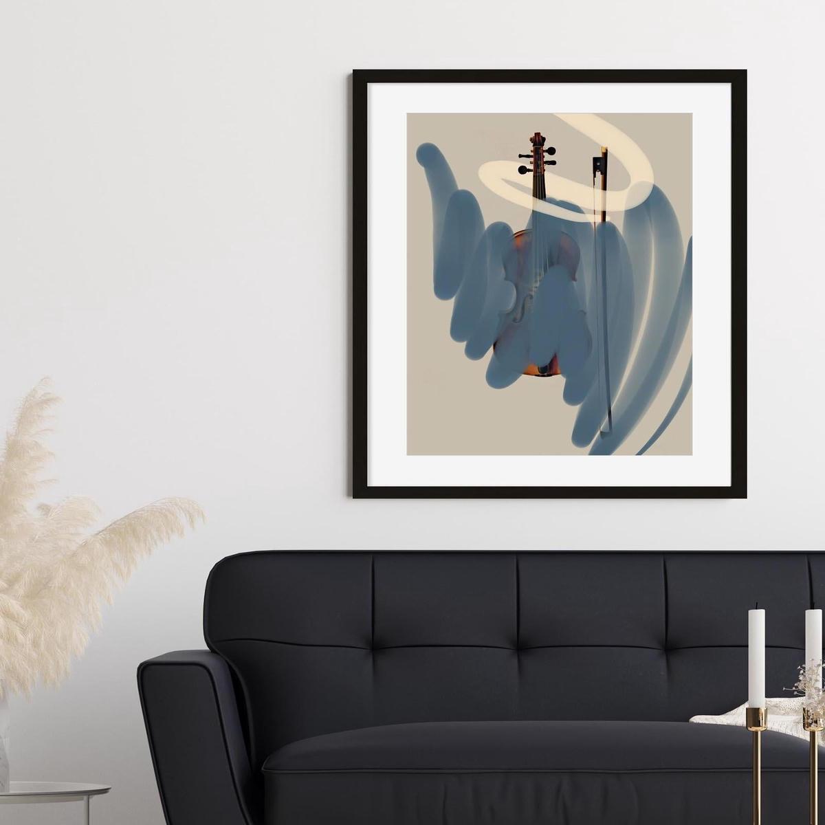 Abstract Violin Art Print