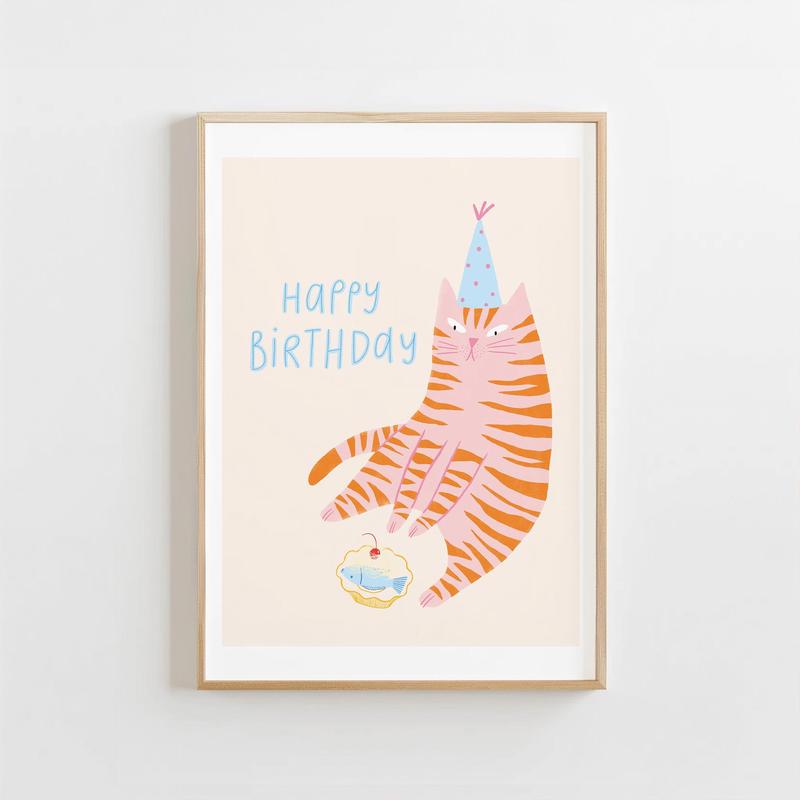 Birthday Party Cat