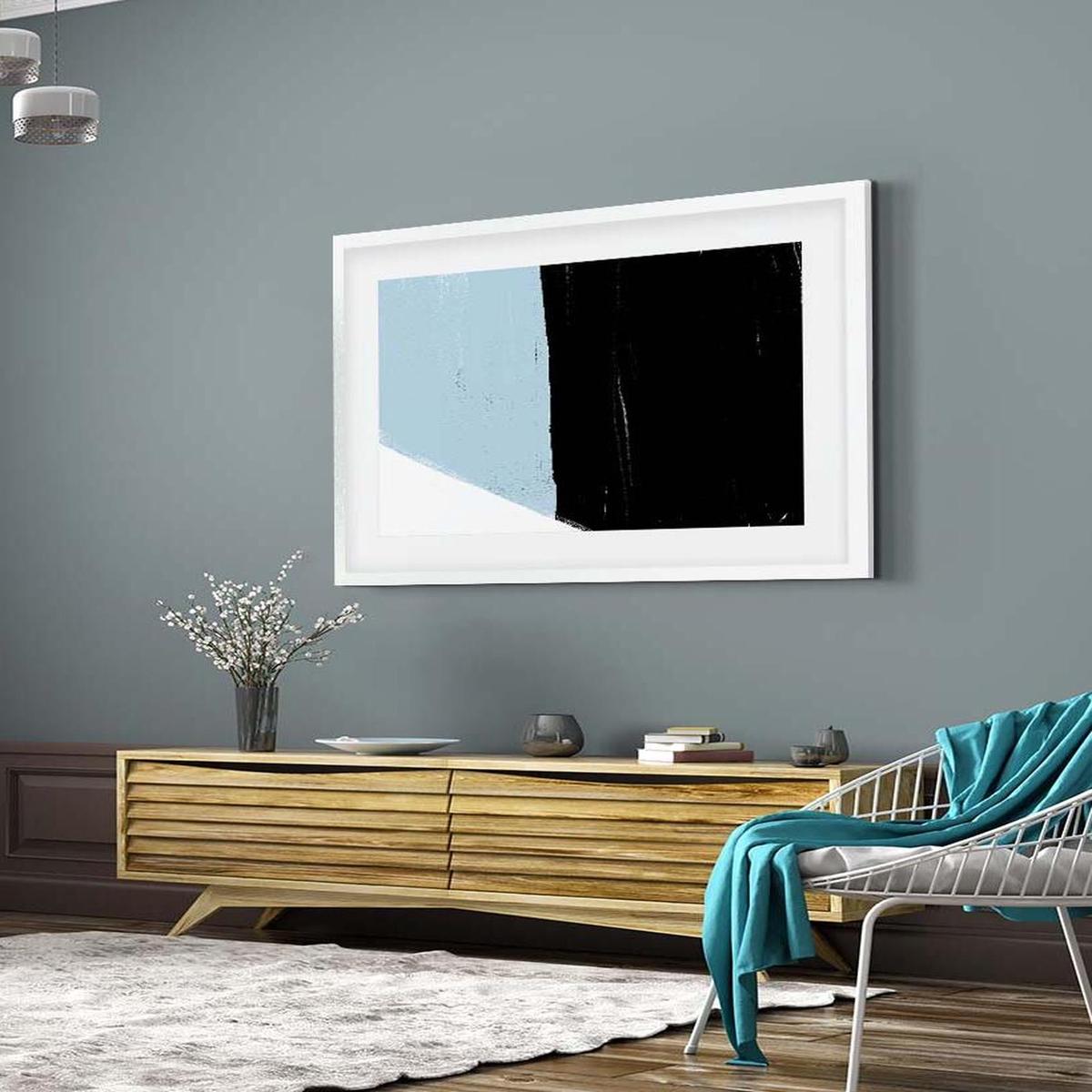 Bold Abstract Colour Block Art Print