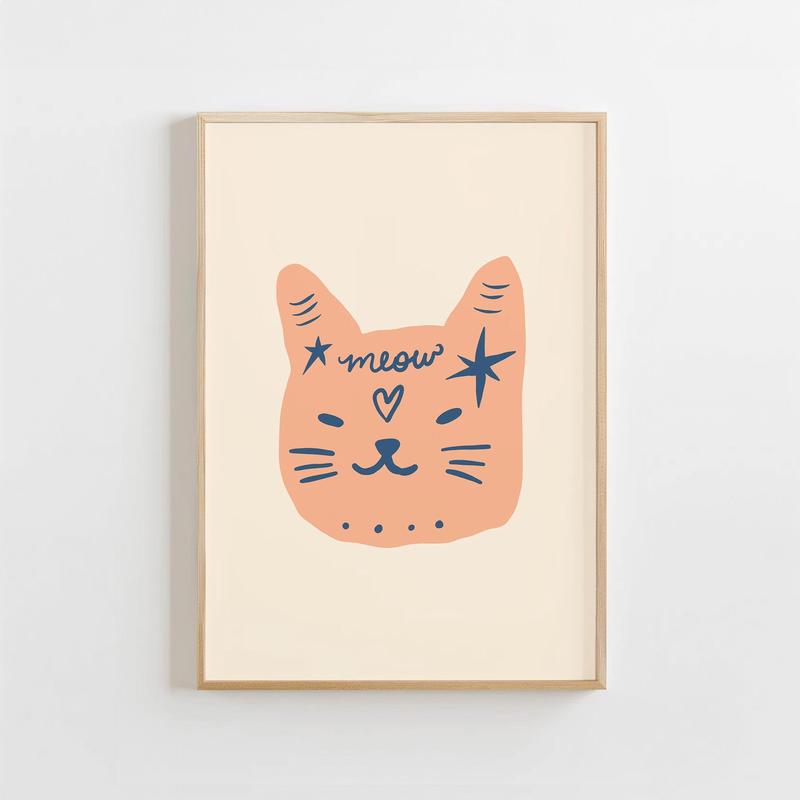 Symbolic Cat Face