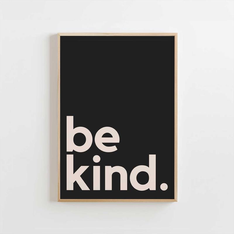 black be kind.