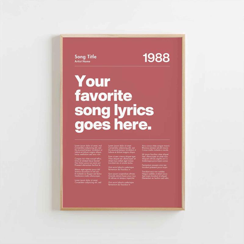 CUSTOM SONG TERRACOATTA