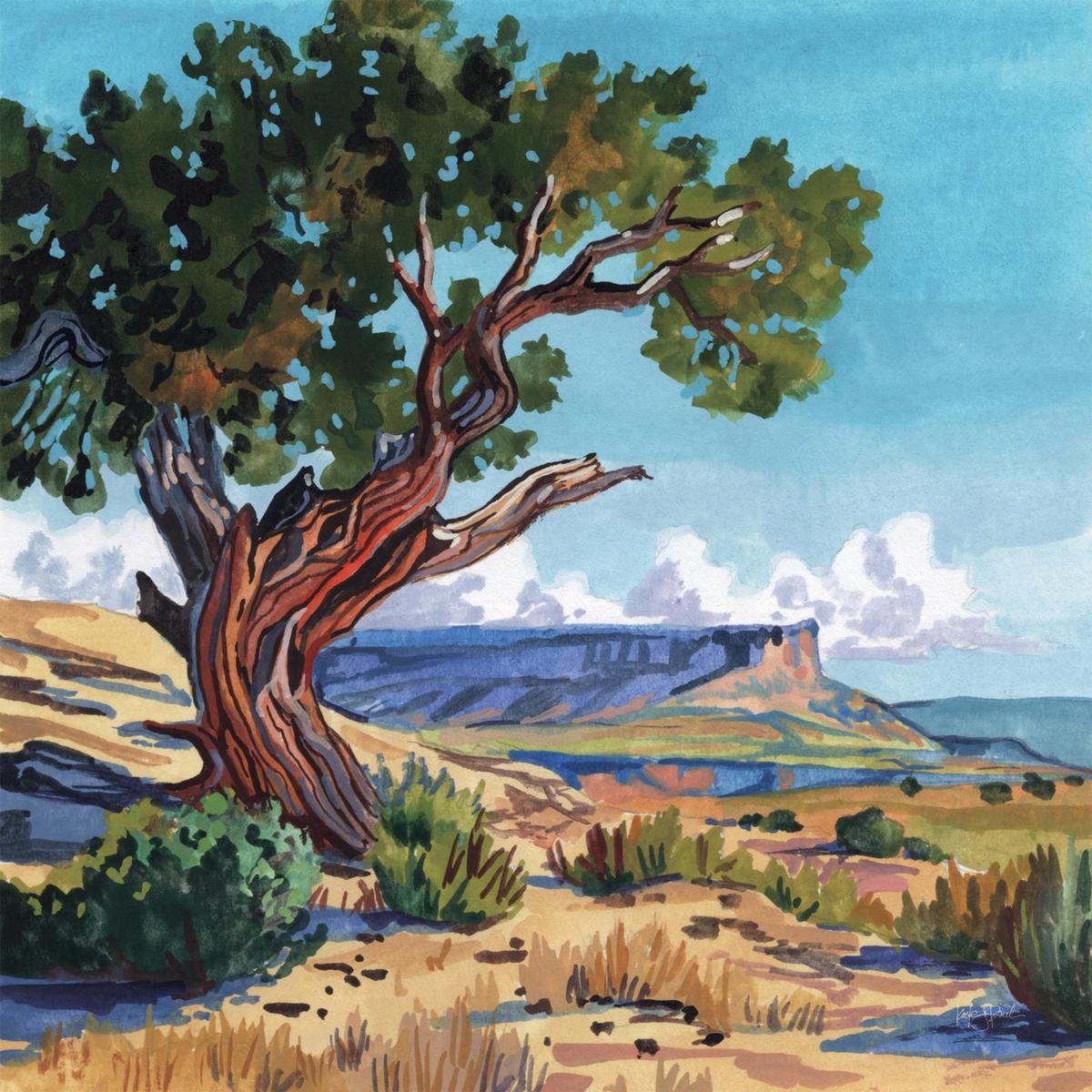 The Wind Shapes The Tree