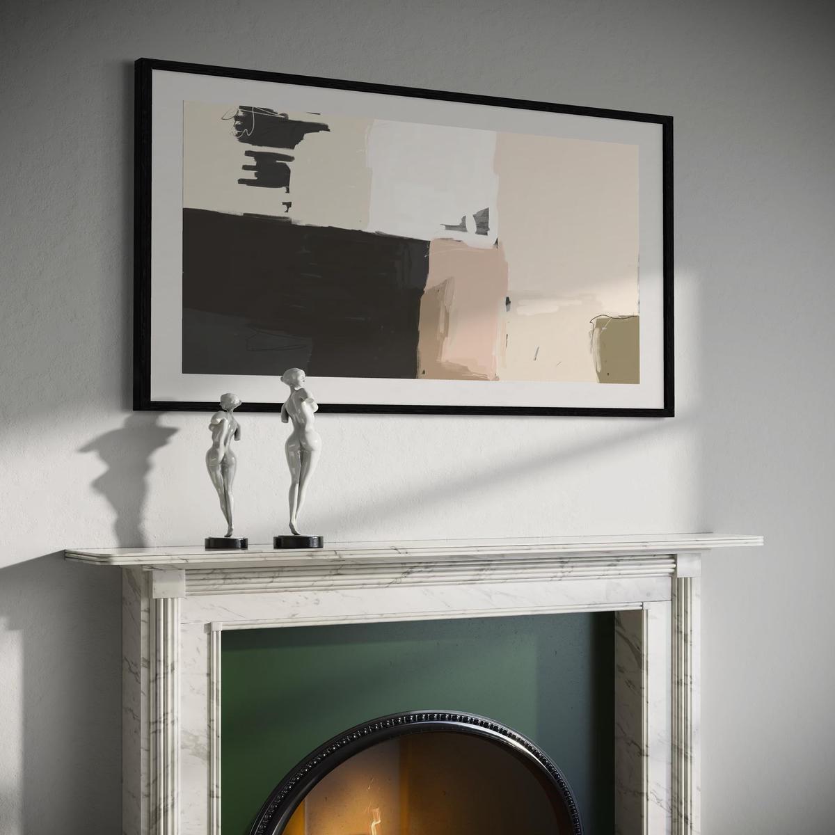 Abstract Beige Art Print