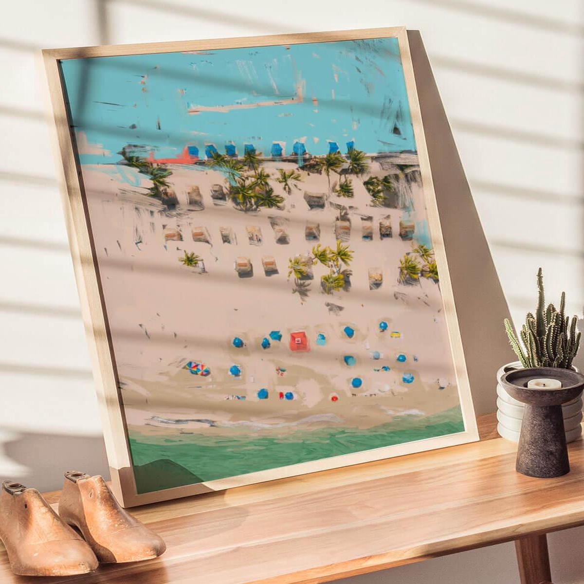 Beach Study Art Print