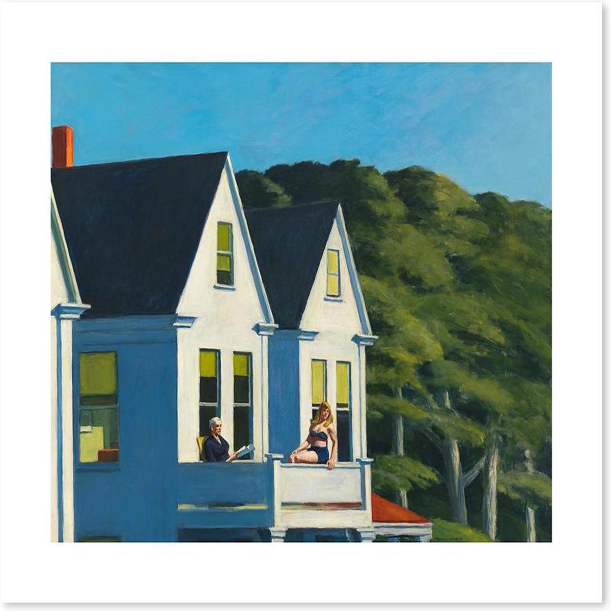 Second Story Sunlight, By Edward Hopper