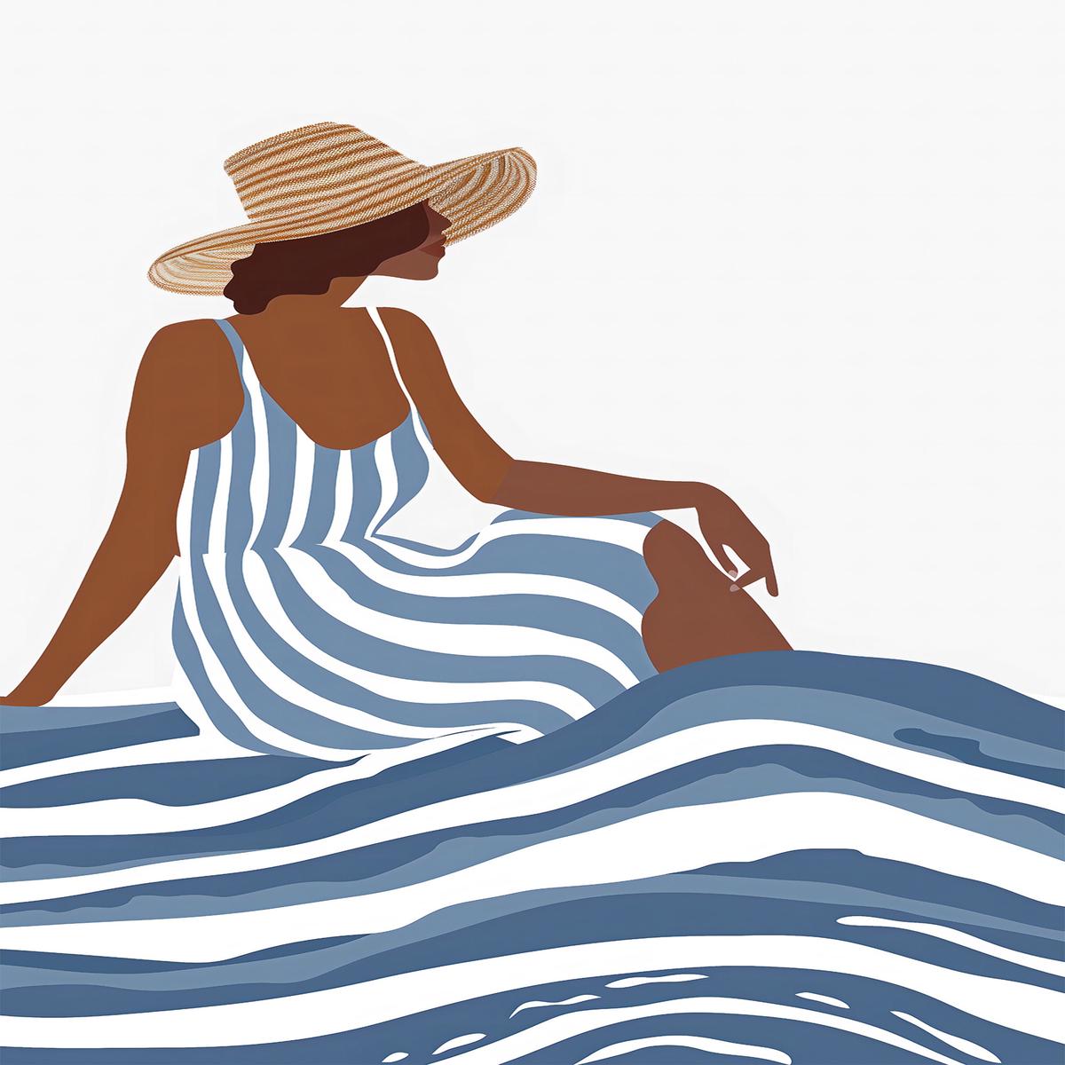 The Girl In the Striped Dress