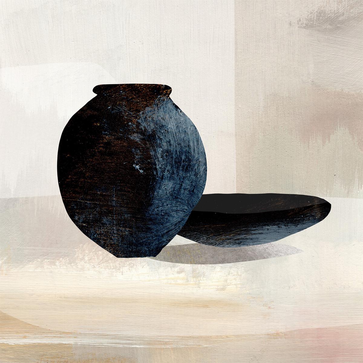 Vase And Plate