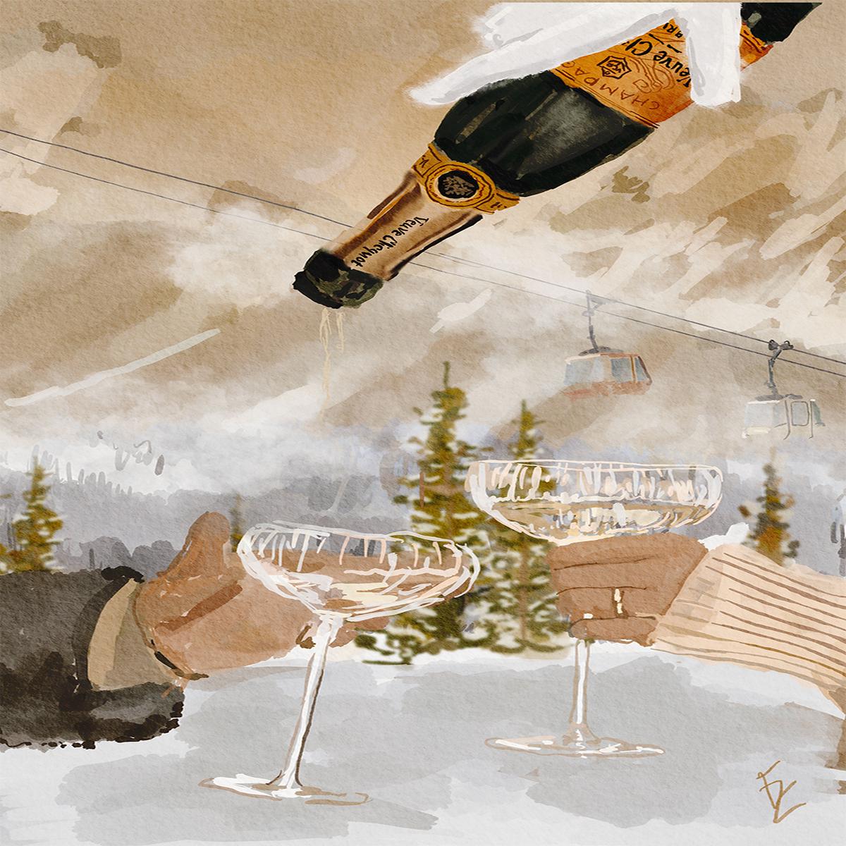 Winter Champagne