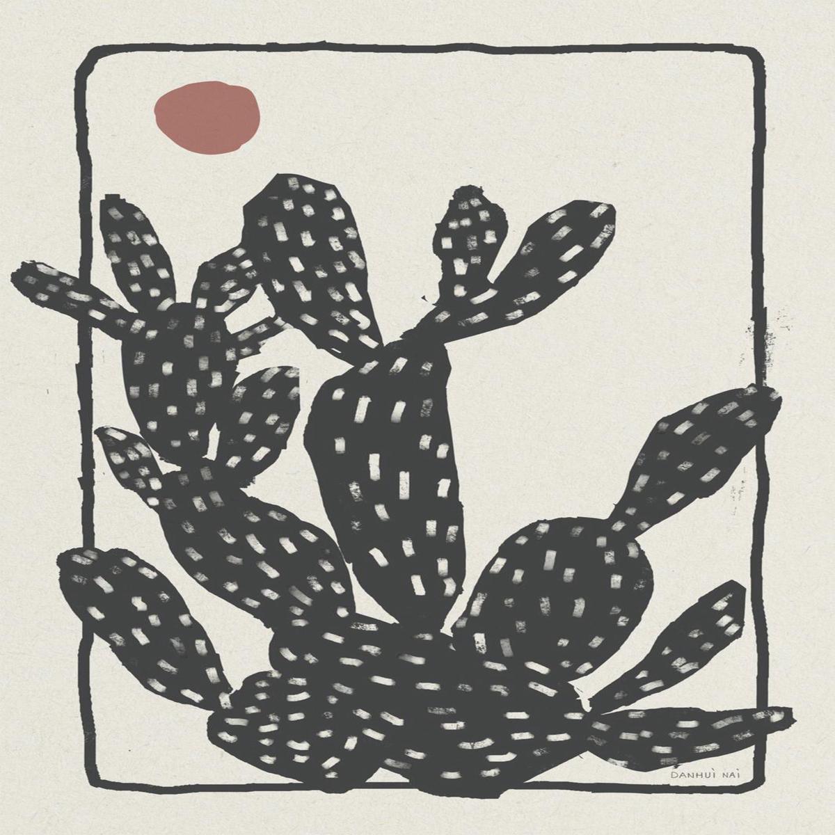 Woodcut Cactus, Style A