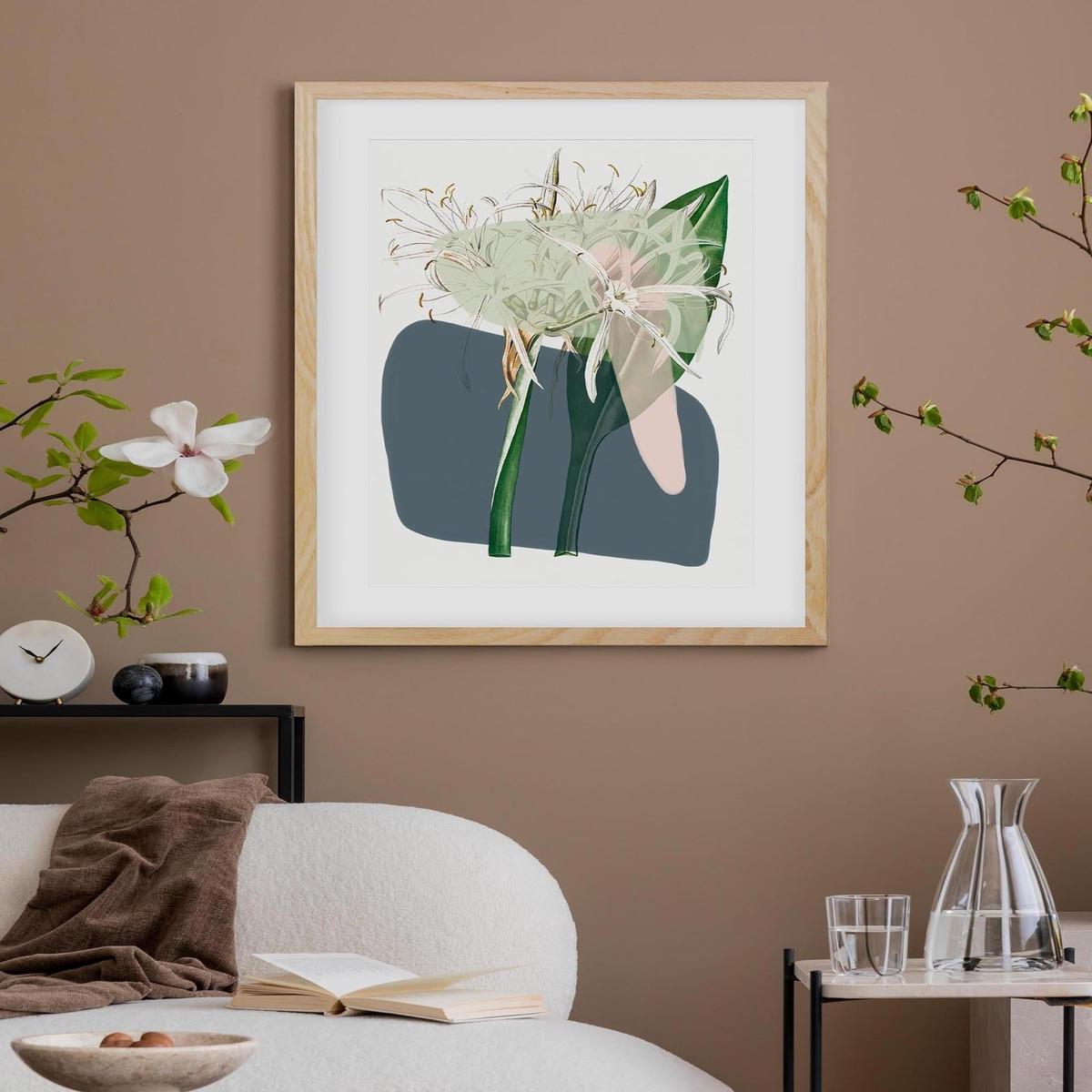 Botanical Vintage Spring Meadow Art Print