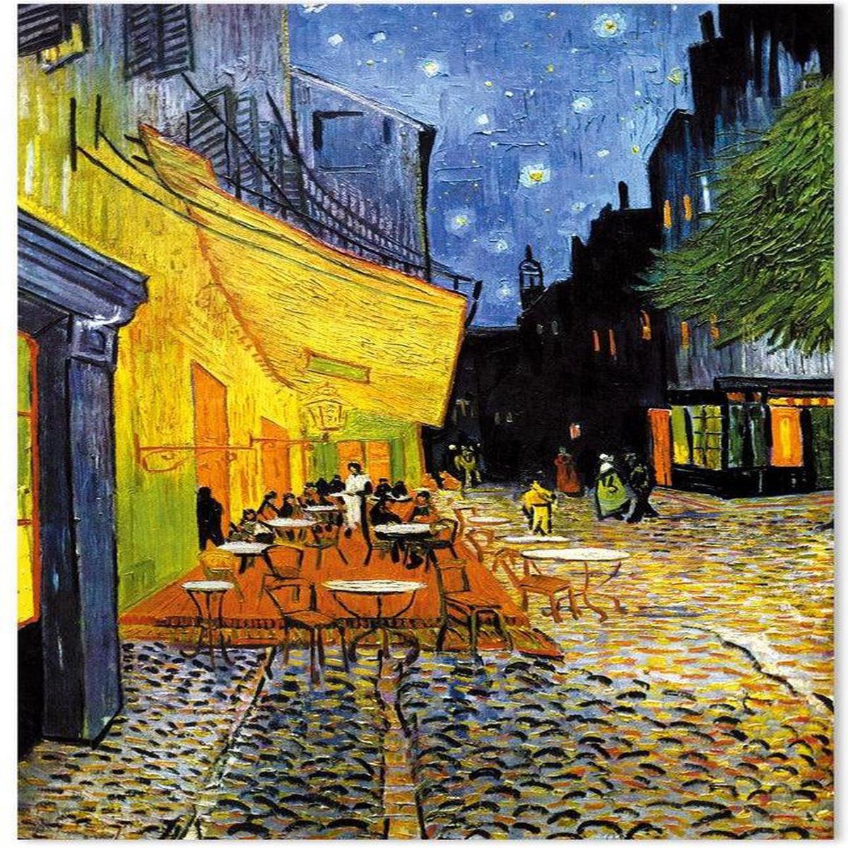 Caf Terrace At Night, By Van Gogh