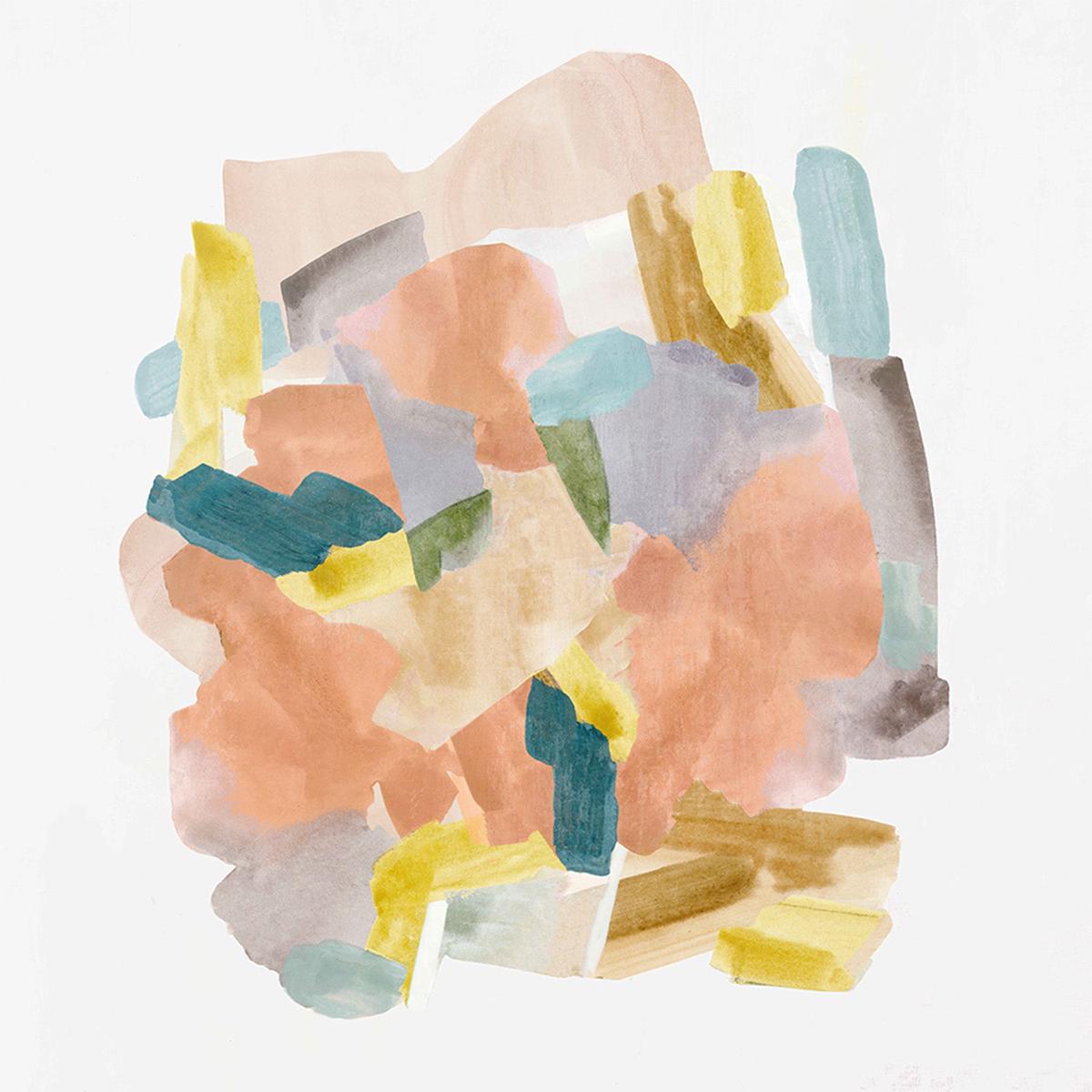 Colorful Abstract Collage Forms