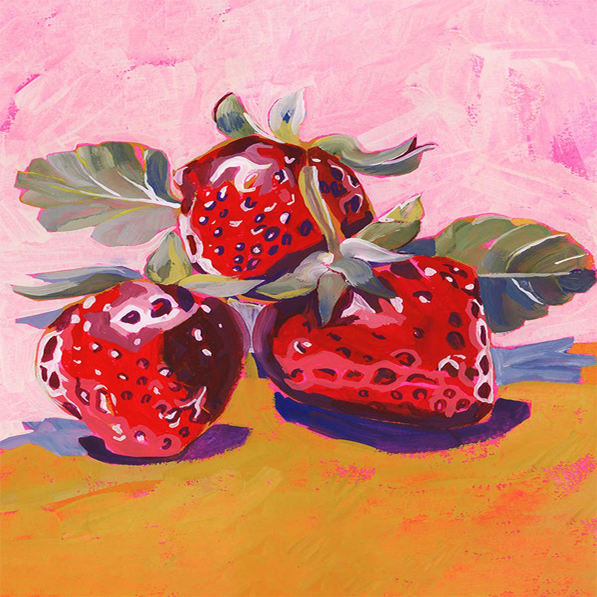 Fresh Paintainly Strawberries