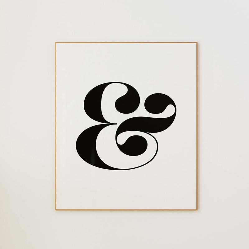 & LETTER B&W