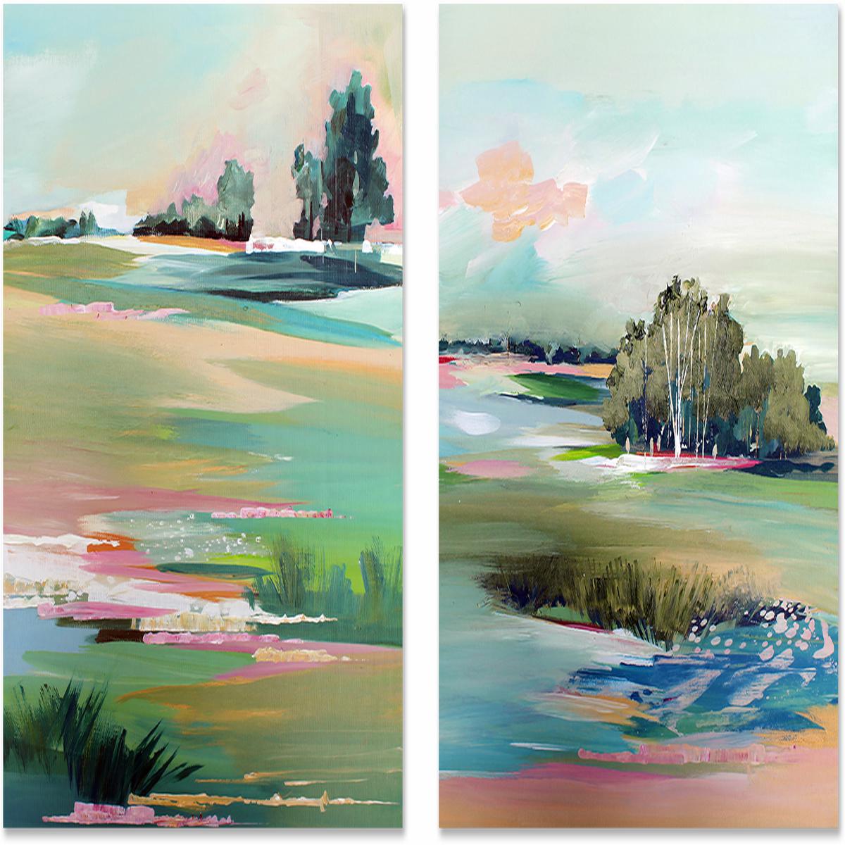 Scenery, Style B & C, Set Of 2