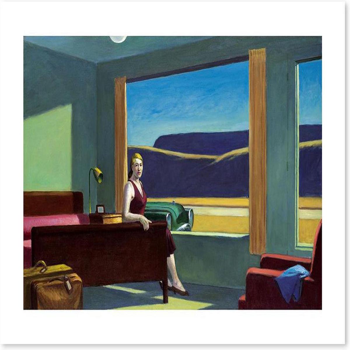 Western Motel, By Edward Hopper