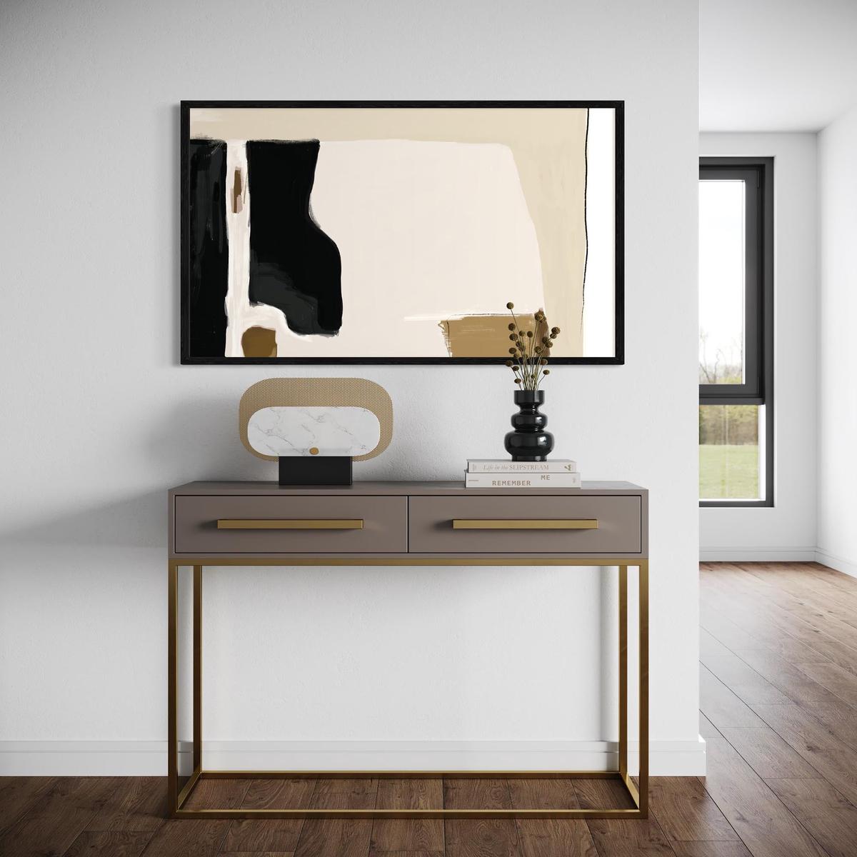 Abstract Pastel Beige Colours Art Print