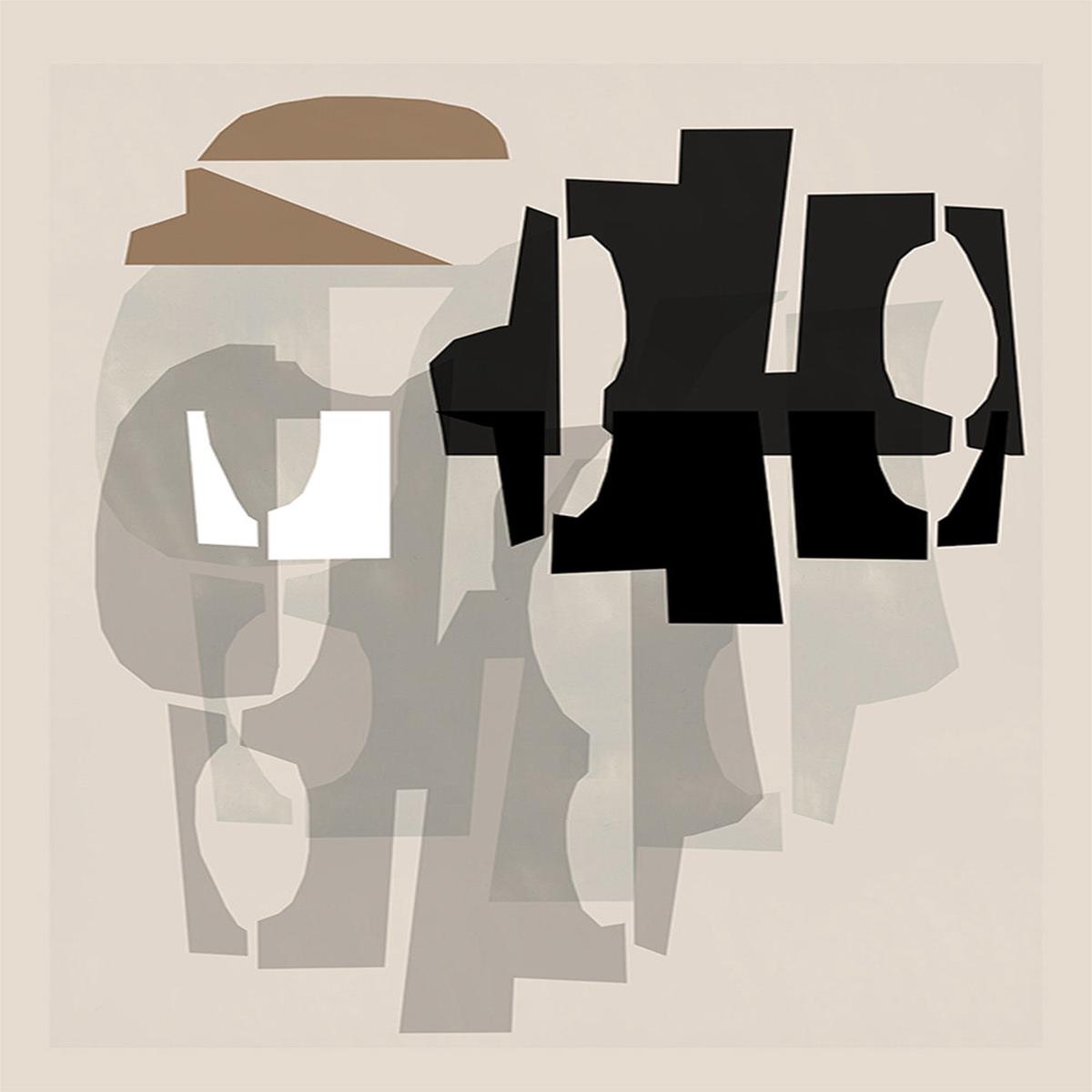 Black and White and Brown Relief, Style A