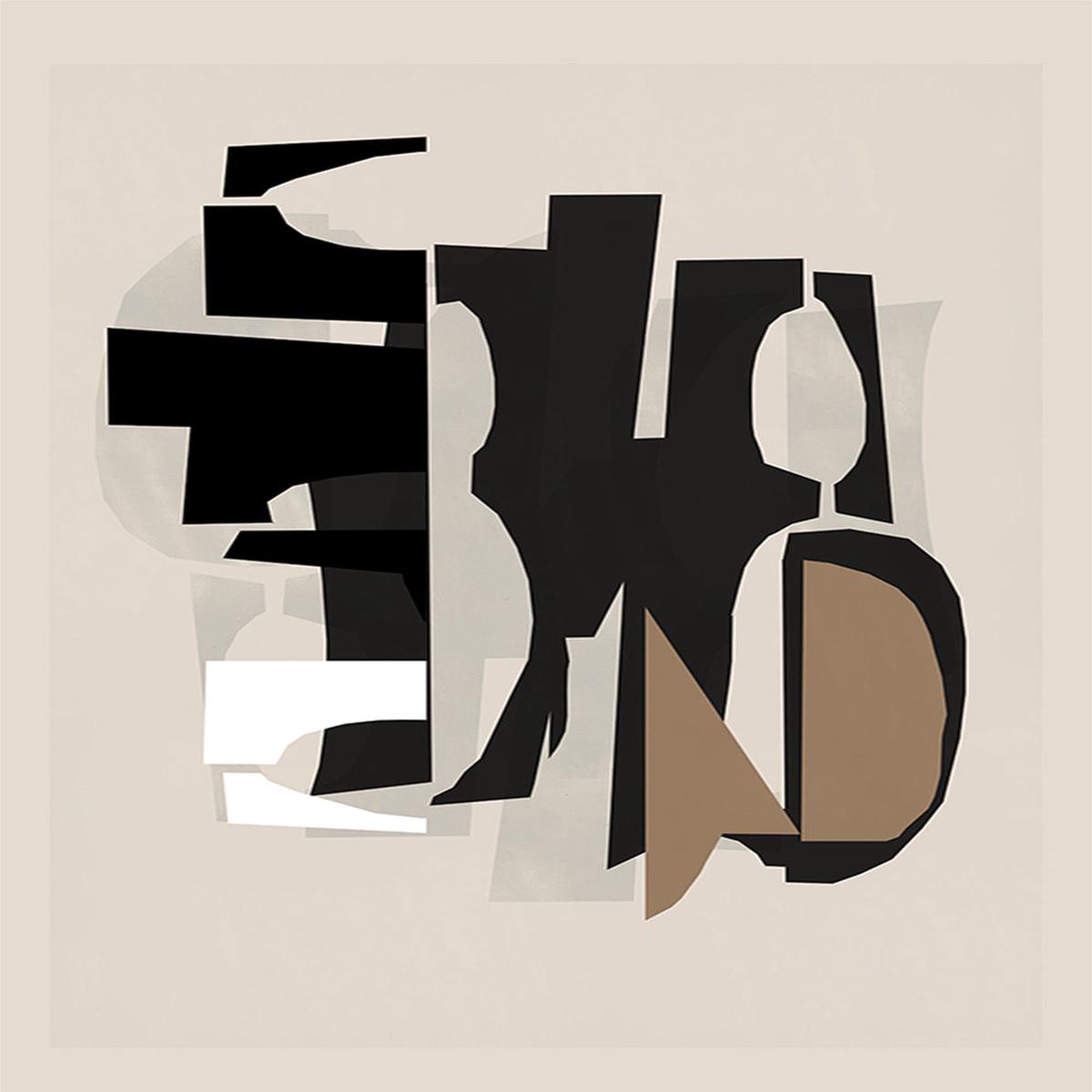 Black and White and Brown Relief , Style B