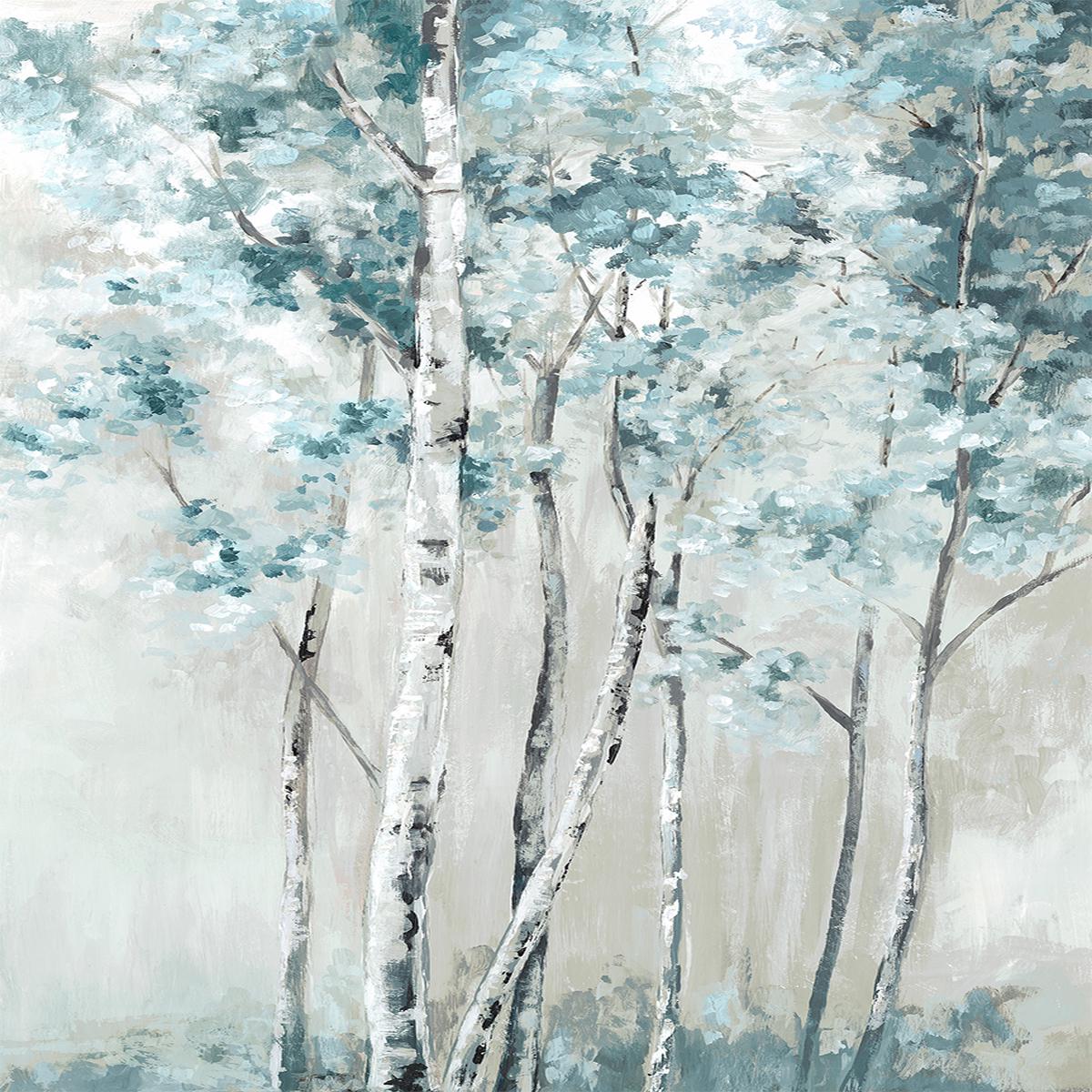 Blue Birch Forest