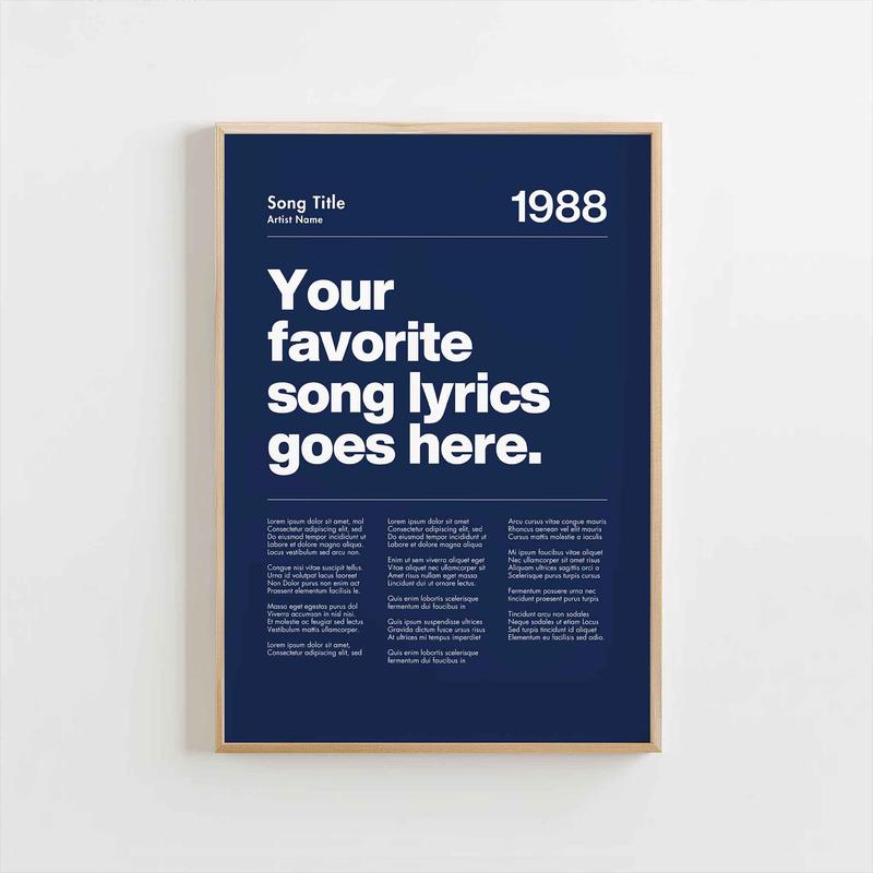 CUSTOM SONG NAVY
