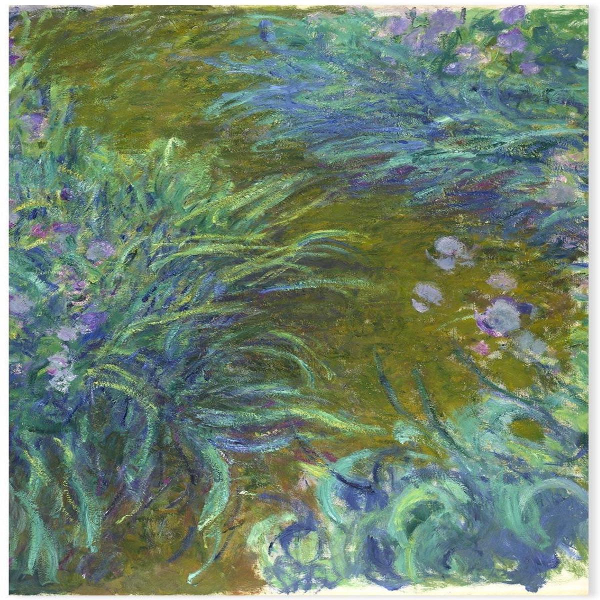 Path through the Irises 02 1914 , By Monet