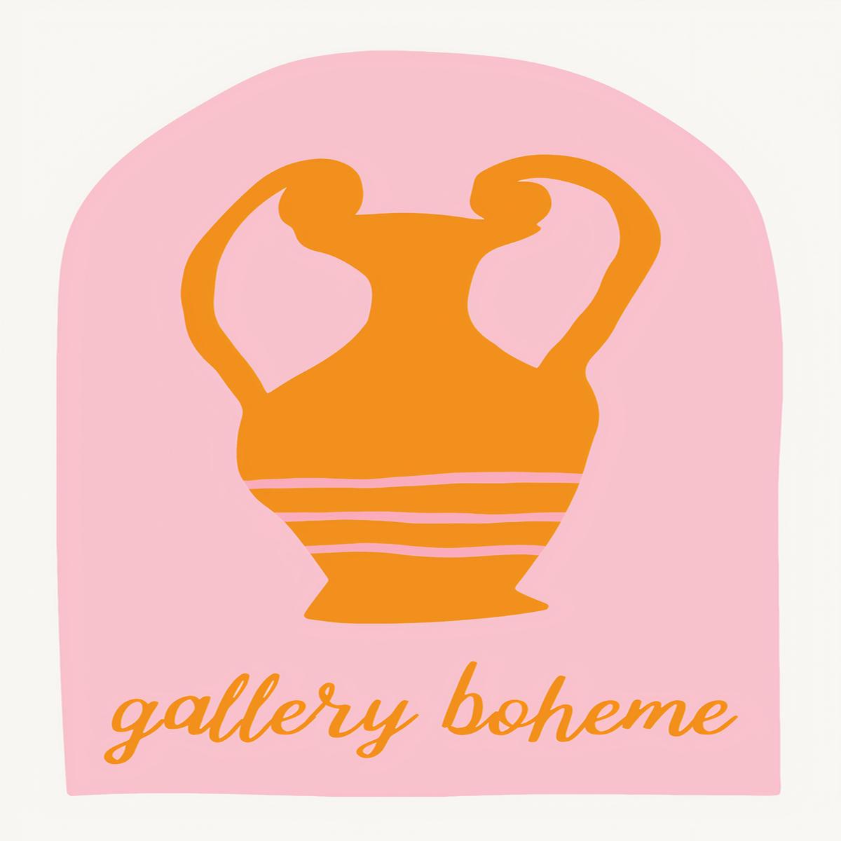 Pink And Orange Vase
