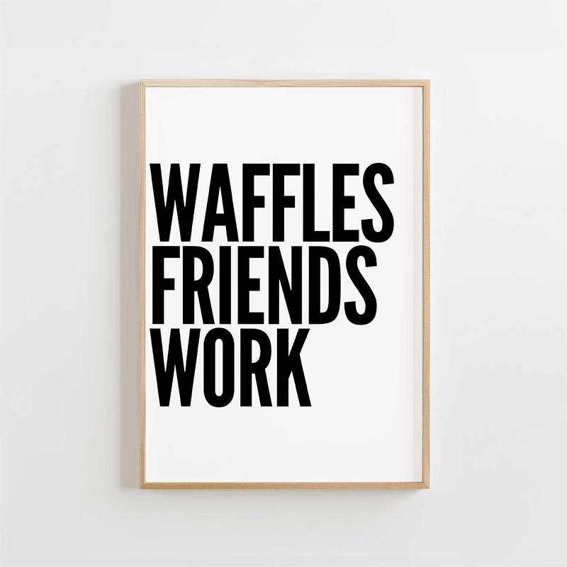Waffles Friends Work