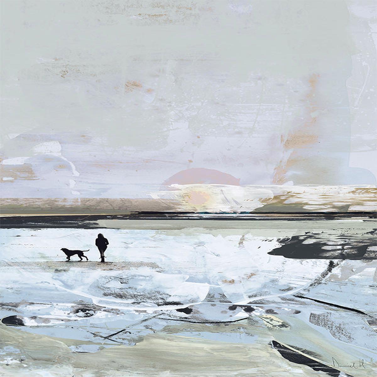 Beach Walk, Blue Tone