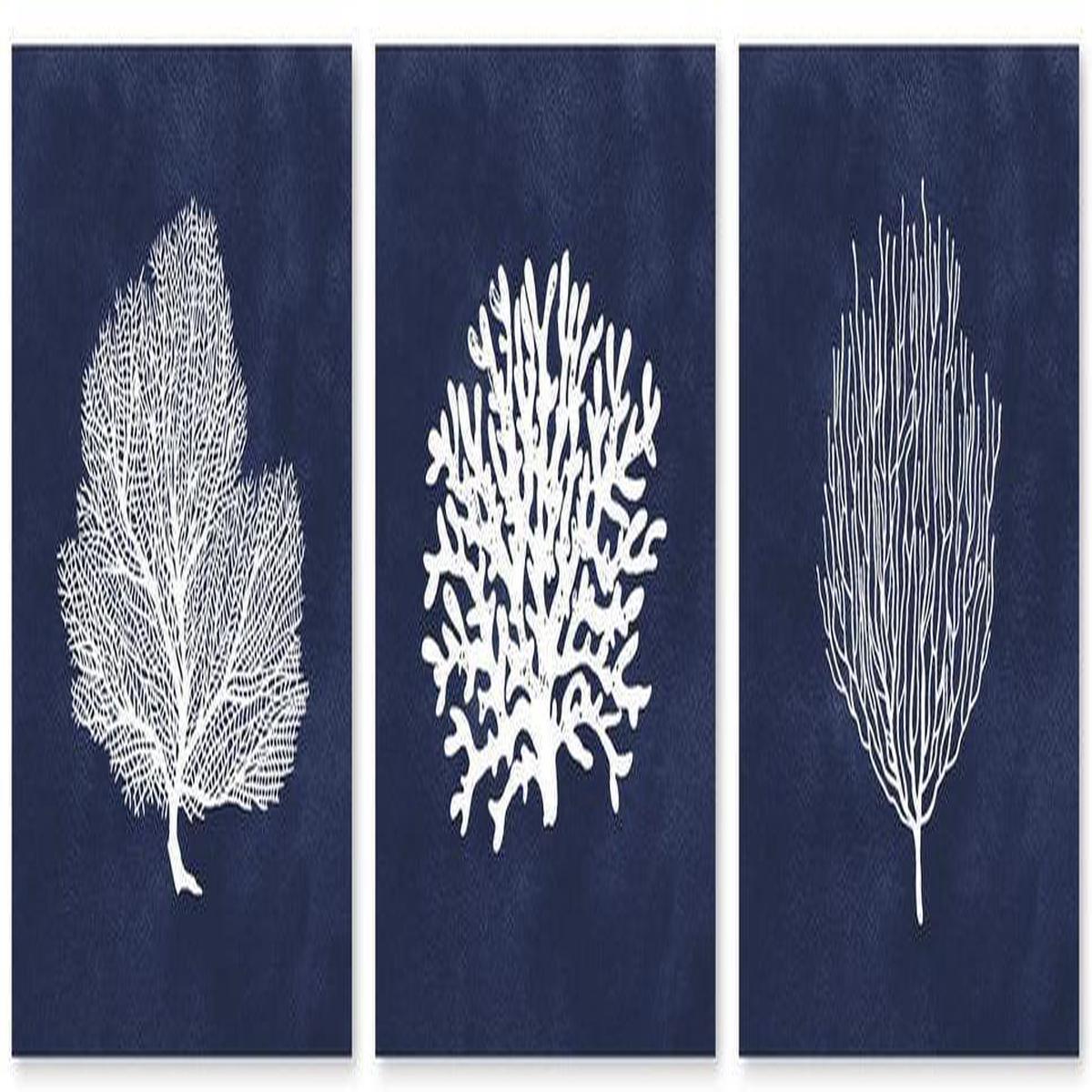 Blue Coral, Set Of 3