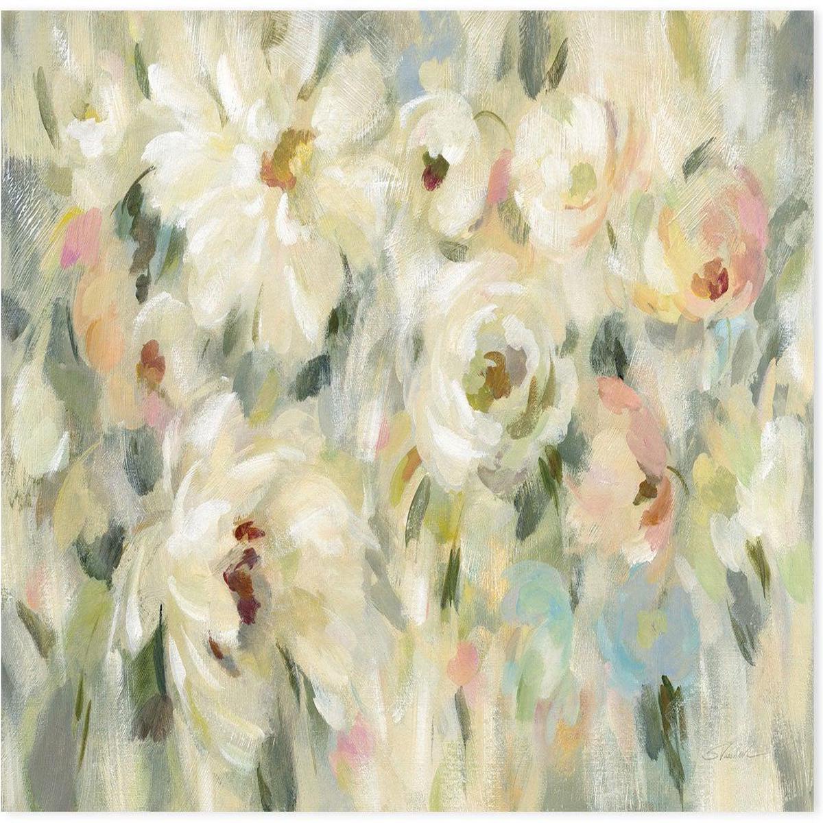 Expressive Pale Floral