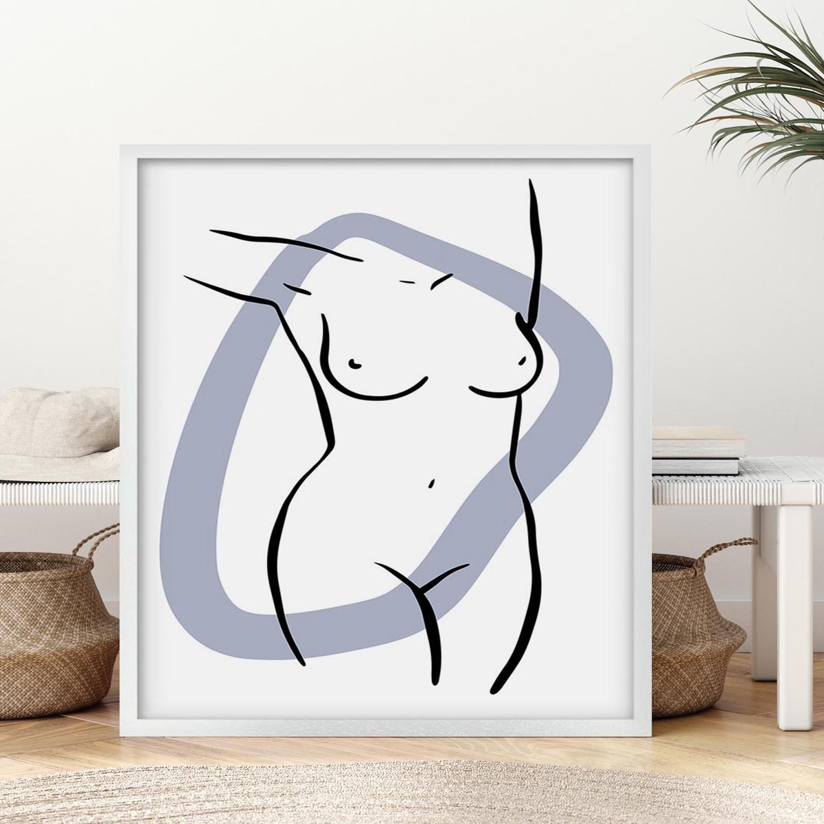 Front Nude Art Print