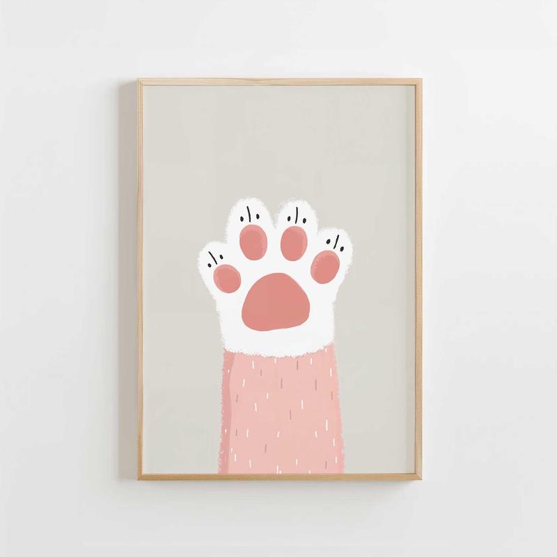 Pink Kitty Paw