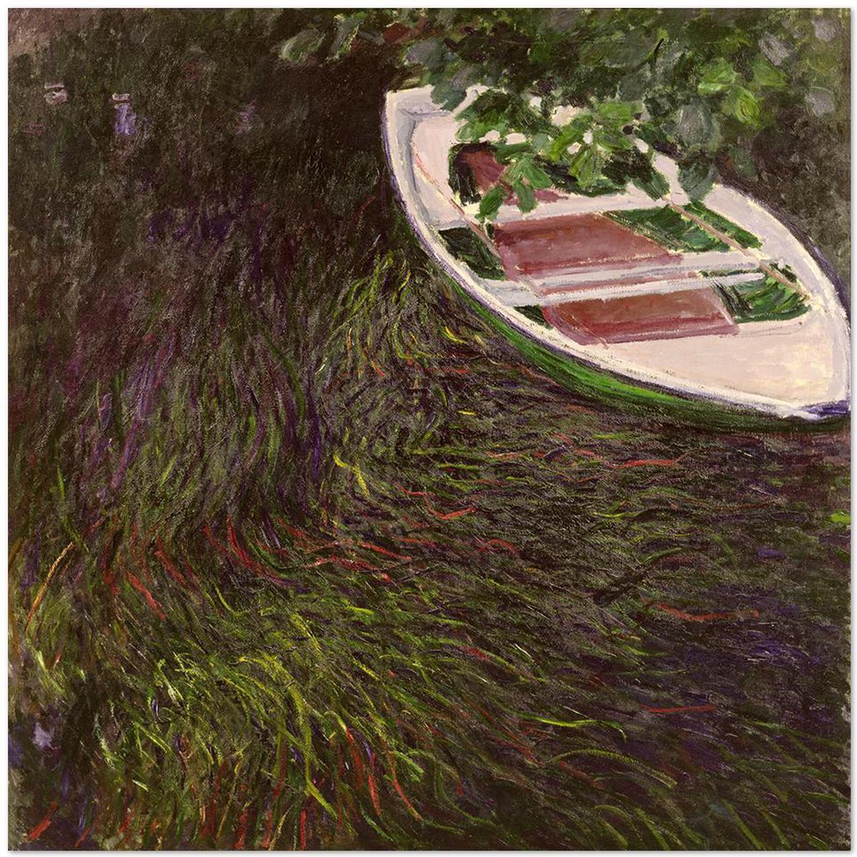 The Row Boat, By Monet
