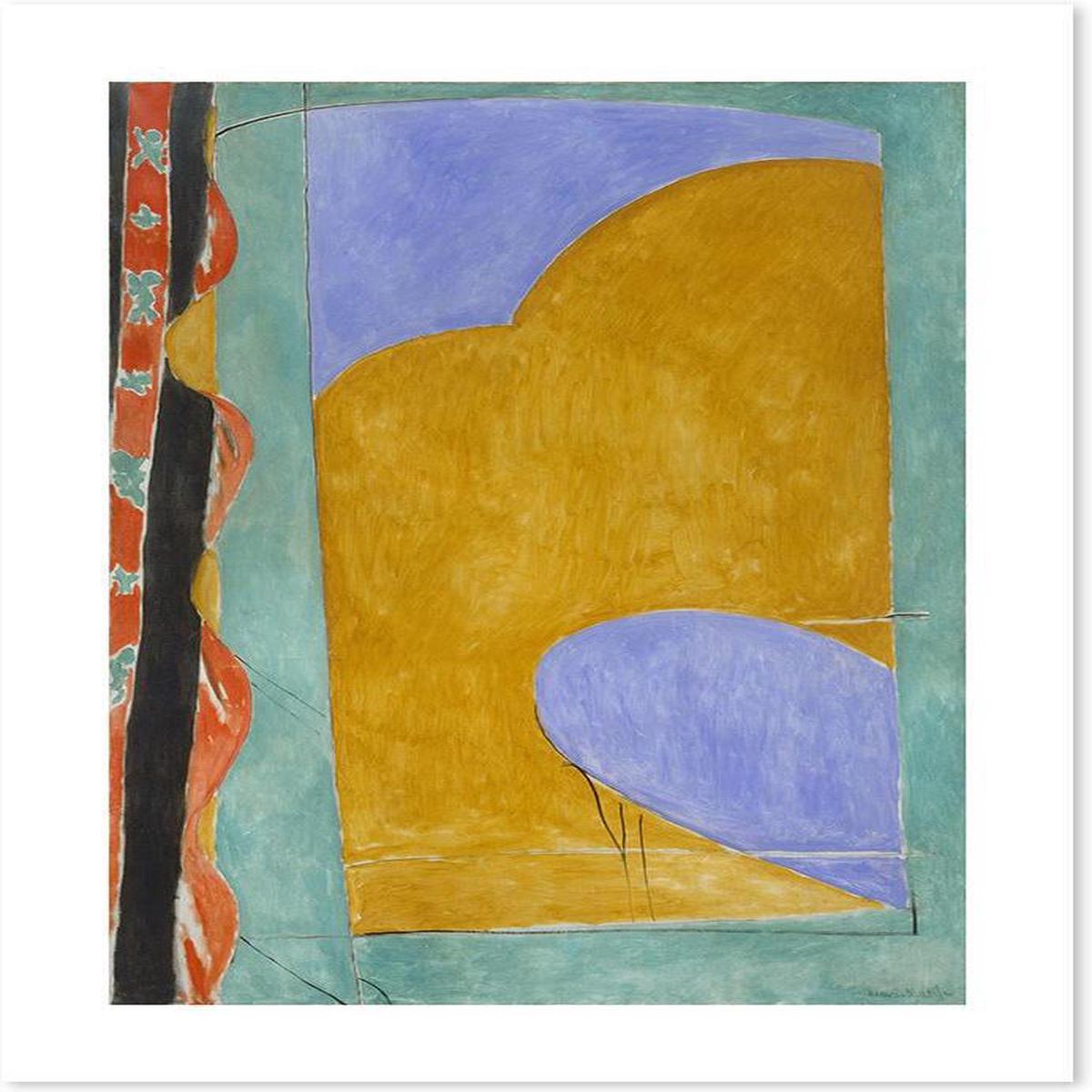 The Yellow Curtain, By Henri Matisse